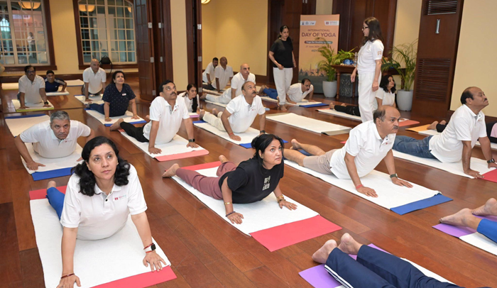 ONGC celebrates Yoga Day